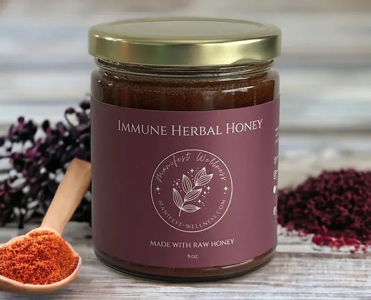 Immune Support Herbal Honey Electuary-100% Organic